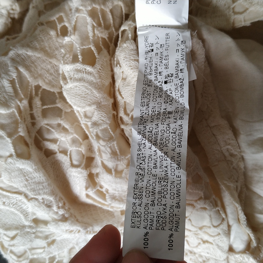 ZARA crochet lace open back sheath dress - Picture 13 of 17